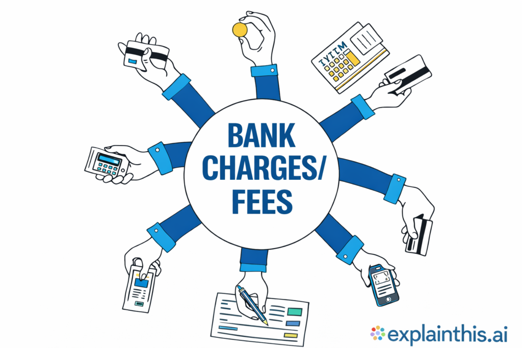 Bank charges explain this